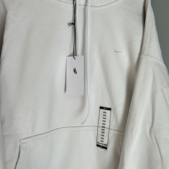 NWT Nike Hoodie, Cream/Ivory, Size 2XL - Picture 5 of 8